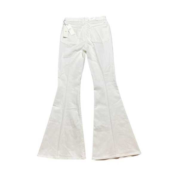 NWT 7 FOR ALL MANKIND JEANS Mega Flare Clean White Size 29 - Picture 3 of 12